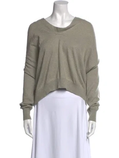 Pre-owned Brunello Cucinelli Cashmere Crew Neck Sweater In Neutral