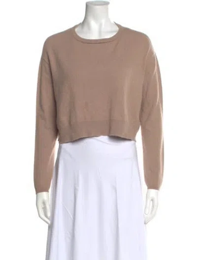 Pre-owned Brunello Cucinelli Cashmere Crew Neck Sweater In Neutral