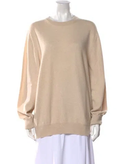 Pre-owned Brunello Cucinelli Cashmere Crew Neck Sweater In Neutral