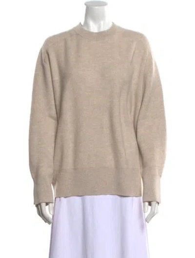 Pre-owned Brunello Cucinelli Cashmere Crew Neck Sweater In Neutral