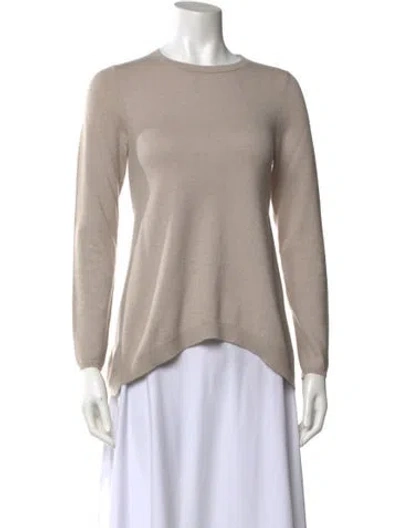 Pre-owned Brunello Cucinelli Cashmere Crew Neck Sweater In Neutral