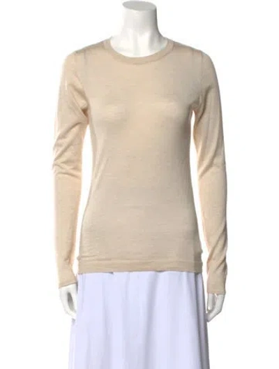 Pre-owned Brunello Cucinelli Cashmere Crew Neck Sweater In Neutral