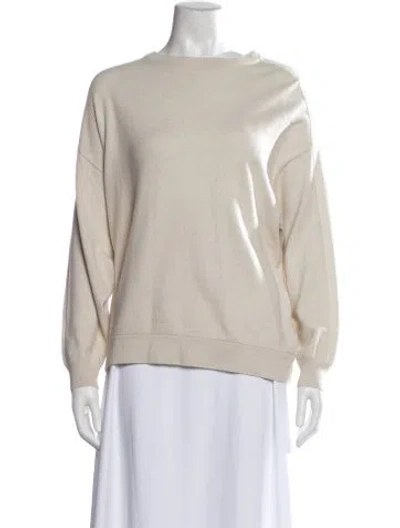 Pre-owned Brunello Cucinelli Cashmere Crew Neck Sweater In Neutral