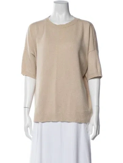 Pre-owned Brunello Cucinelli Cashmere Crew Neck Sweater In Neutral