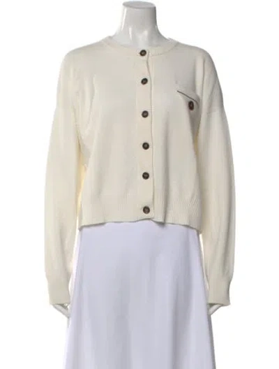 Pre-owned Brunello Cucinelli Cashmere Crew Neck Sweater In Neutral