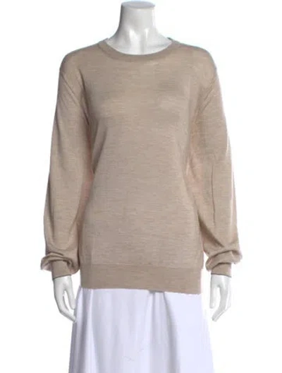 Pre-owned Brunello Cucinelli Cashmere Crew Neck Sweater In Neutral