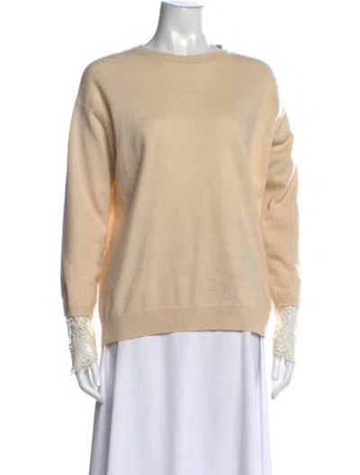 Pre-owned Brunello Cucinelli Cashmere Crew Neck Sweater In Neutral