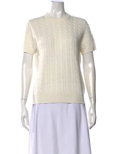 Pre-owned Brunello Cucinelli Cashmere Crew Neck Sweater In Neutral