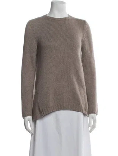 Pre-owned Brunello Cucinelli Cashmere Crew Neck Sweater In Neutral