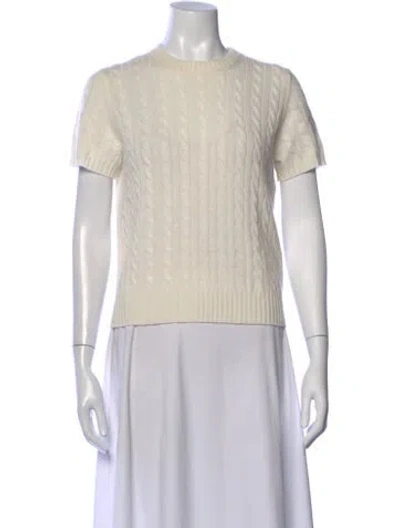 Pre-owned Brunello Cucinelli Cashmere Crew Neck Sweater In Neutrals