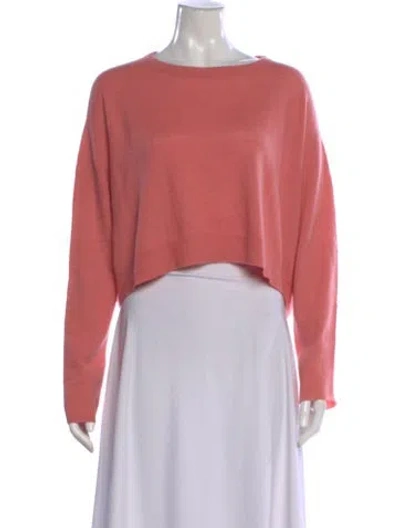 Pre-owned Brunello Cucinelli Cashmere Crew Neck Sweater In Pink