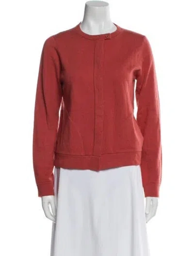 Pre-owned Brunello Cucinelli Cashmere Crew Neck Sweater In Red