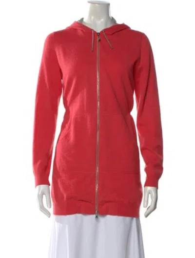 Pre-owned Brunello Cucinelli Cashmere Crew Neck Sweater In Red