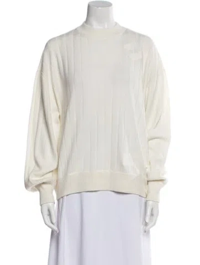 Pre-owned Brunello Cucinelli Cashmere Crew Neck Sweater W/ Tags In Neutral