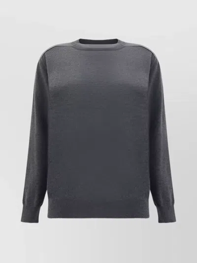 BRUNELLO CUCINELLI CASHMERE CREW NECK SWEATER WITH SHINY BEADS