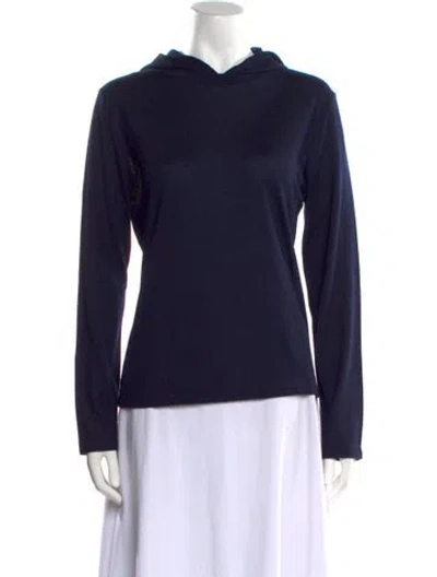 Pre-owned Brunello Cucinelli Cashmere Crew Neck Sweatshirt In Blue