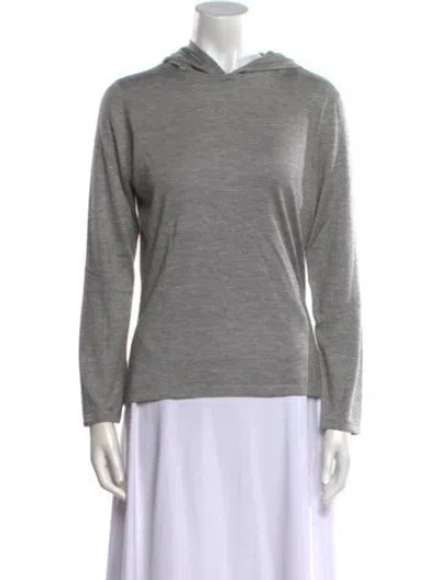 Pre-owned Brunello Cucinelli Cashmere Crew Neck Sweatshirt In Gray