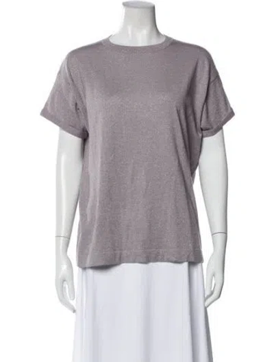 Pre-owned Brunello Cucinelli Cashmere Crew Neck T-shirt