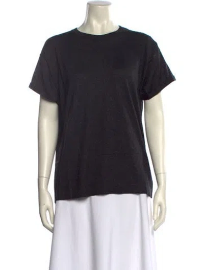 Pre-owned Brunello Cucinelli Cashmere Crew Neck T-shirt W/ Tags In Gray