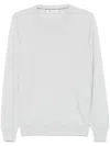 Brunello Cucinelli Men Cashmere Crewneck Sweater In Light Grey