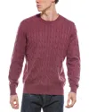 Brunello Cucinelli Cashmere Crewneck Sweater In Pink