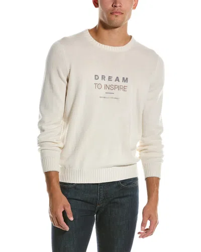 Brunello Cucinelli Cashmere Crewneck Sweater In White