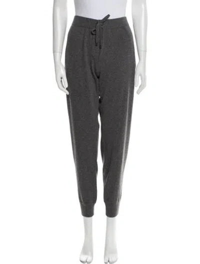 Pre-owned Brunello Cucinelli Cashmere Crystal Embellishments Sweatpants W/ Tags In Gray