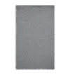 Brunello Cucinelli Cashmere Diagonal Scarf In Gray