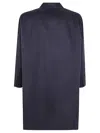 Brunello Cucinelli Cashmere Double-breasted Coat In Blue