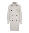 Brunello Cucinelli Over Peacoat Overcoat In Neutral