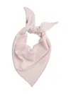 Brunello Cucinelli Cashmere Embellished Scarf In Pink