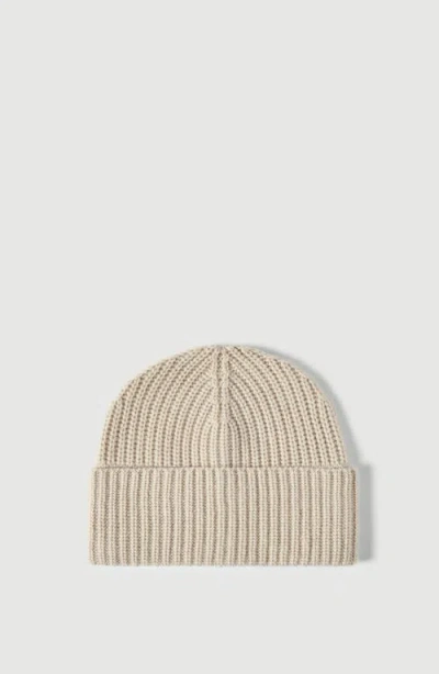 Brunello Cucinelli Cashmere English Rib Knit Beanie In Neutral