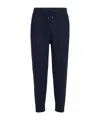 Brunello Cucinelli Cashmere English Rib Knit Joggers In Blue