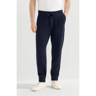 BRUNELLO CUCINELLI BRUNELLO CUCINELLI CASHMERE ENGLISH RIB KNIT JOGGERS