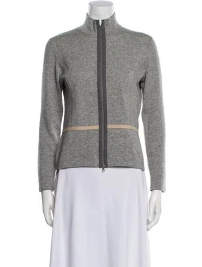 Pre-owned Brunello Cucinelli Cashmere Evening Jacket In Gray