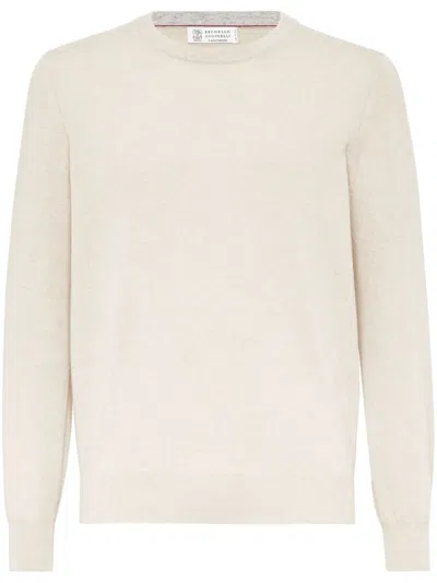 BRUNELLO CUCINELLI CASHMERE FITTED JUMPER