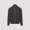 Brunello Cucinelli Full Zip Cashmere Cardigan In Brown