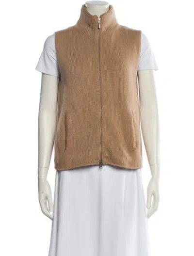 Pre-owned Brunello Cucinelli Cashmere Fur Jacket In Neutral