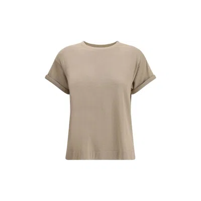 BRUNELLO CUCINELLI CASHMERE GLITTER T-SHIRT