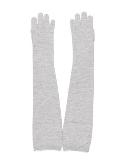 Pre-owned Brunello Cucinelli Cashmere Gloves In Grey
