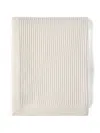 Brunello Cucinelli Cashmere Half English Rib Knit Throw In Multi