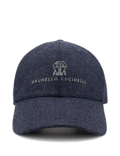 Brunello Cucinelli Cashmere Hat In Black