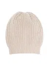 Brunello Cucinelli Purl-knit Ribbed-trim Beanie In Multicolour