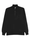 Brunello Cucinelli Cashmere High-neck Sweater In Black