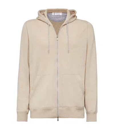BRUNELLO CUCINELLI CASHMERE HOODED CARDIGAN