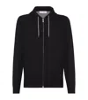 Brunello Cucinelli Cashmere Hoodie In Blue
