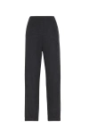 Brunello Cucinelli Cashmere Interlock Track Trousers In Medium Grey