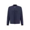 Brunello Cucinelli Wool And Cashmere Blend Cardigan In Blue