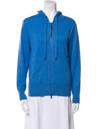 Pre-owned Brunello Cucinelli Cashmere Jacket In Blue