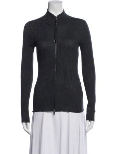 Pre-owned Brunello Cucinelli Cashmere Jacket In Blue